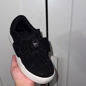 Kurt Geiger Girls Black and White Sneakers